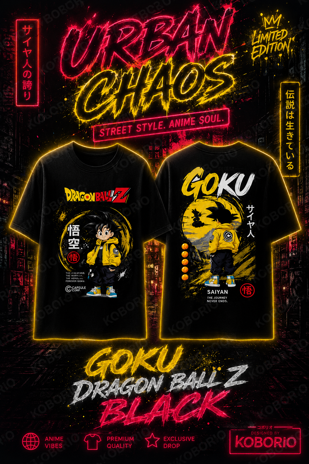 Goku Dragon Ball Z Black